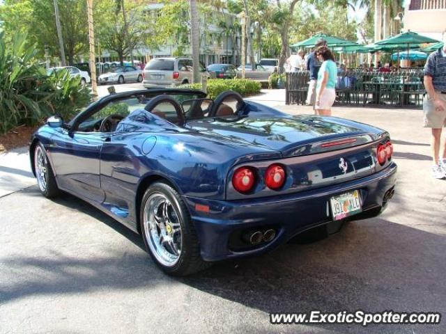 Ferrari 360 Modena spotted in Naples, Florida