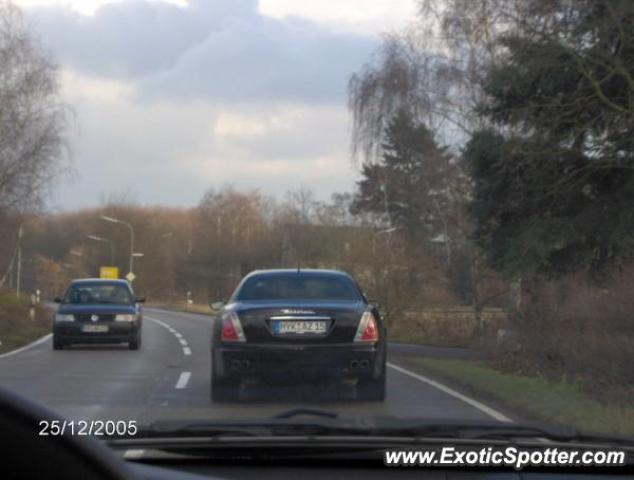 Maserati Quattroporte spotted in Andernach, Germany