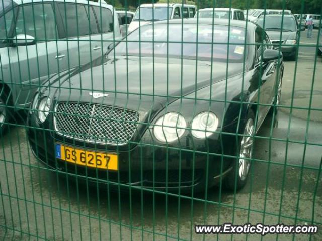 Bentley Continental spotted in Spa, Belgium