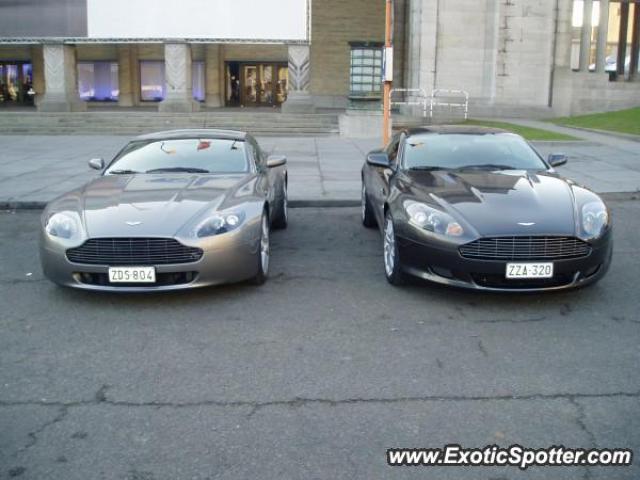 Aston Martin DB9 spotted in Brussels, Belgium