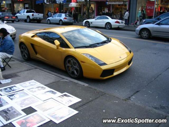 Lamborghini Gallardo spotted in Vancouver, Canada