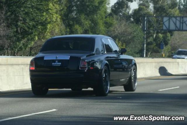 Rolls Royce Phantom spotted in Encino, California