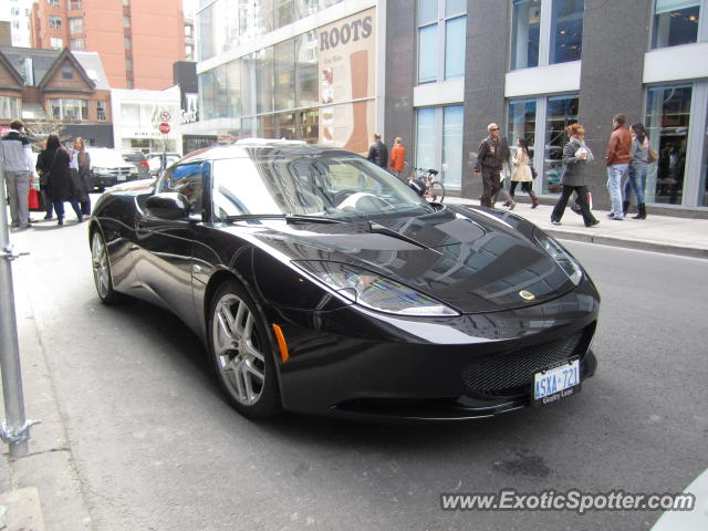 Lotus Evora spotted in Toronto, Canada