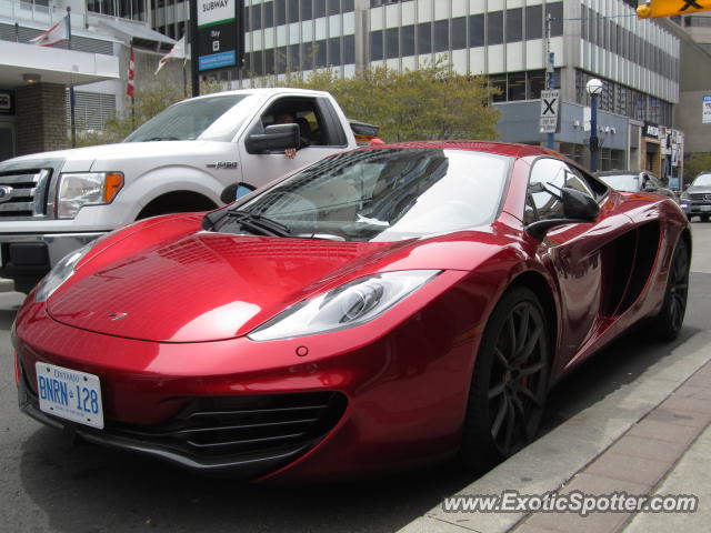 Mclaren MP4-12C spotted in Toronto, Canada