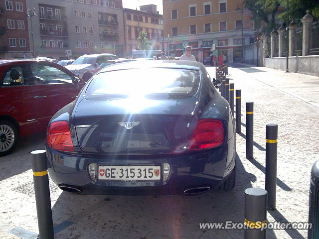 Bentley Continental spotted in Verona, Italy