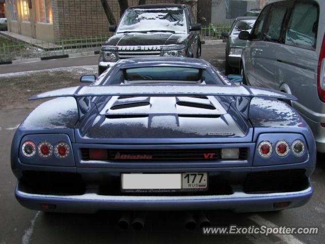 Lamborghini Diablo spotted in Moscow, Russia