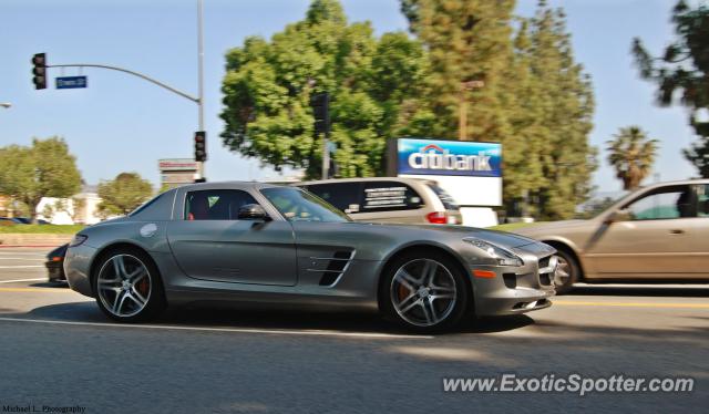 Mercedes SLS AMG spotted in Los Angeles, California