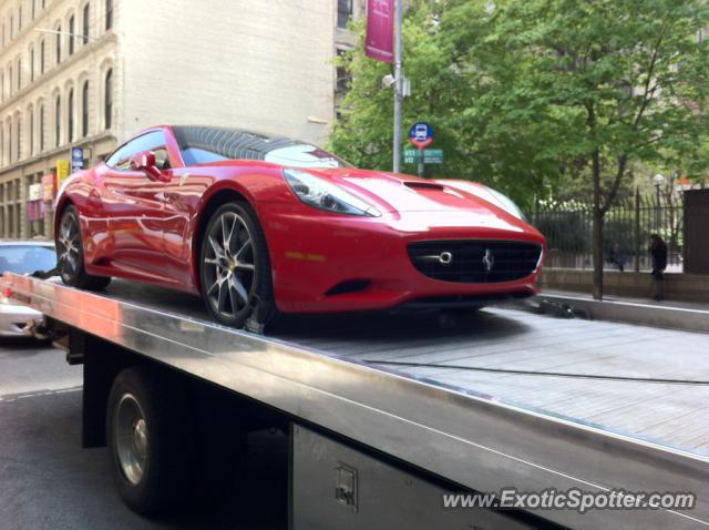 Ferrari California spotted in Manhattan, New York