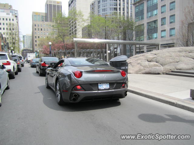 Ferrari California spotted in Toronto, Canada