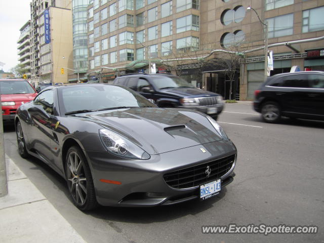 Ferrari California spotted in Toronto, Canada