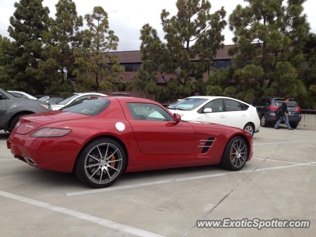 Mercedes SLS AMG spotted in Del Mar, California