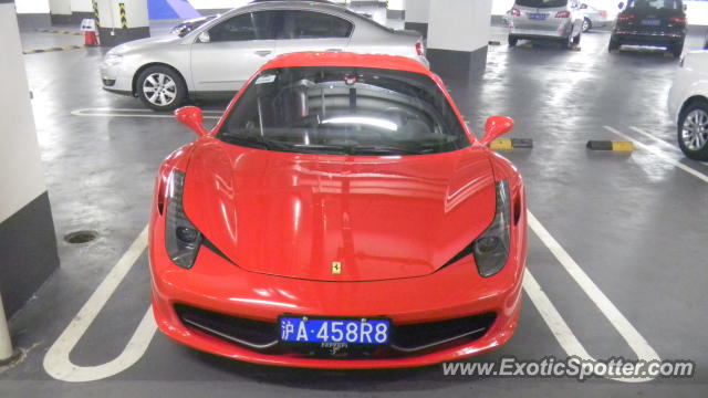 Ferrari 458 Italia spotted in SHANGHAI, China