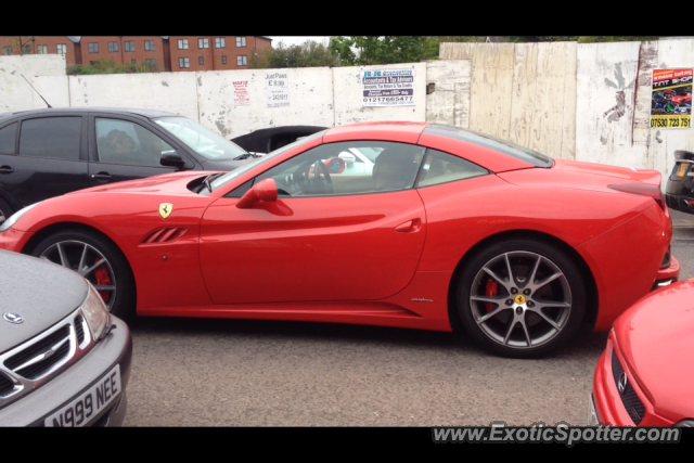 Ferrari California spotted in Birmingham, United Kingdom
