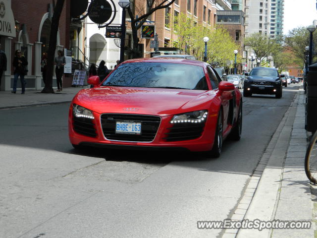 Audi R8 spotted in Toronto, Canada