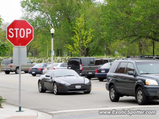 Aston Martin Vantage spotted in Lake Forest, Illinois