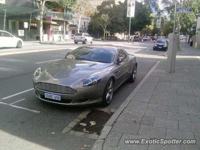 Aston Martin DB9 spotted in Perth, Australia