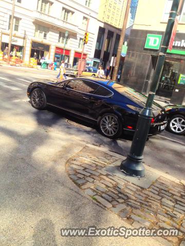 Bentley Continental spotted in Philadelphia, Pennsylvania