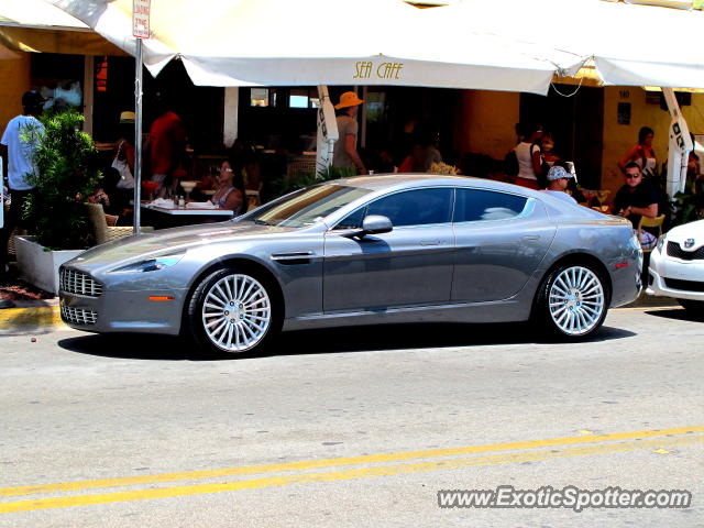 Aston Martin Rapide spotted in Miami, Florida