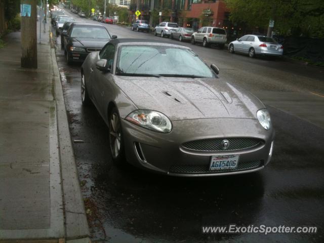 Jaguar XKR spotted in Seattle, Washington