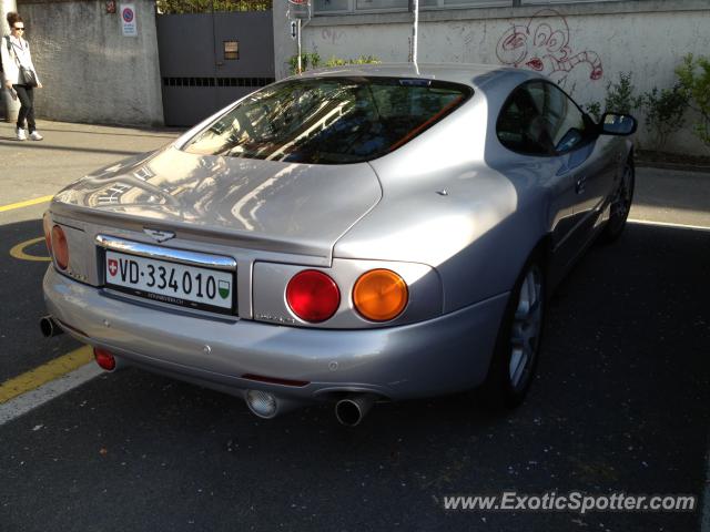 Aston Martin DB7 spotted in Lausanne, Switzerland