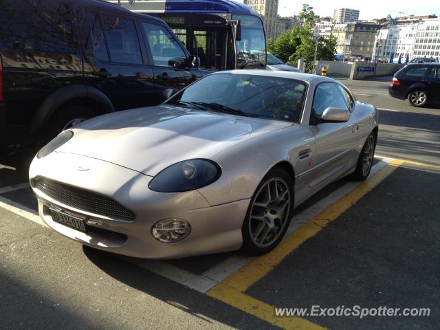 Aston Martin DB7 spotted in Lausanne, Switzerland