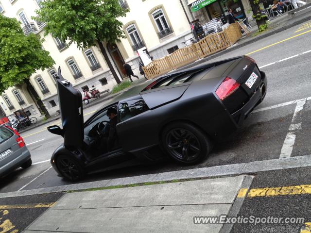 Lamborghini Murcielago spotted in Geneva, Switzerland