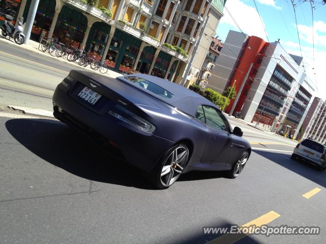 Aston Martin Virage spotted in Geneva, Switzerland