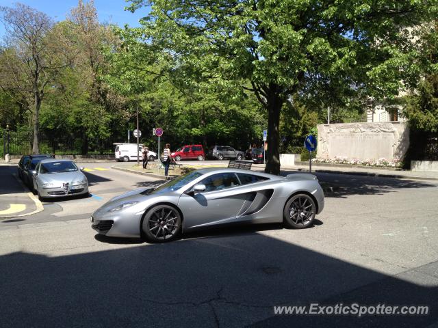 Mclaren MP4-12C spotted in Geneva, Switzerland