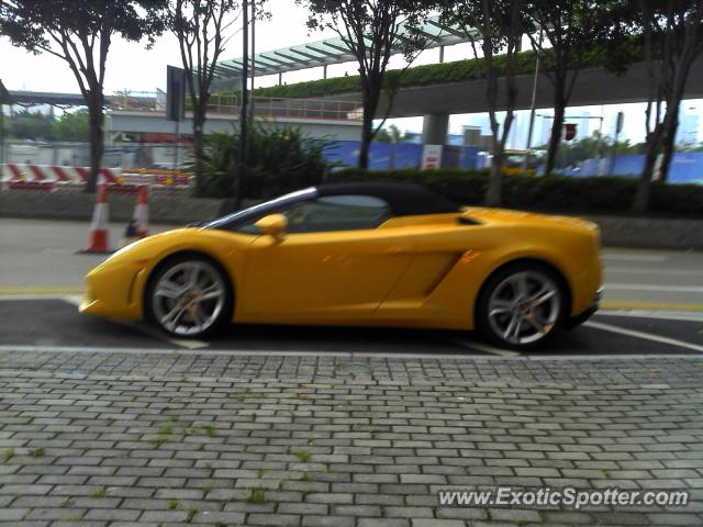 Lamborghini Gallardo spotted in Hong Kong, China