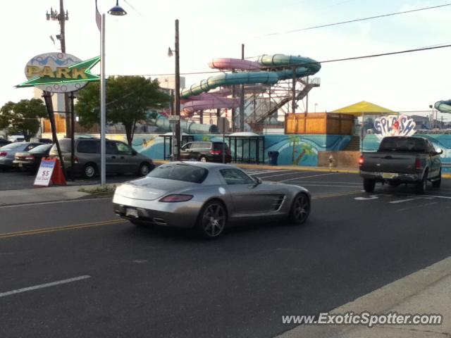 Mercedes SLS AMG spotted in Wildwood, New Jersey