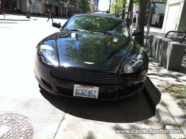 Aston Martin DB9 spotted in Seattle, Washington