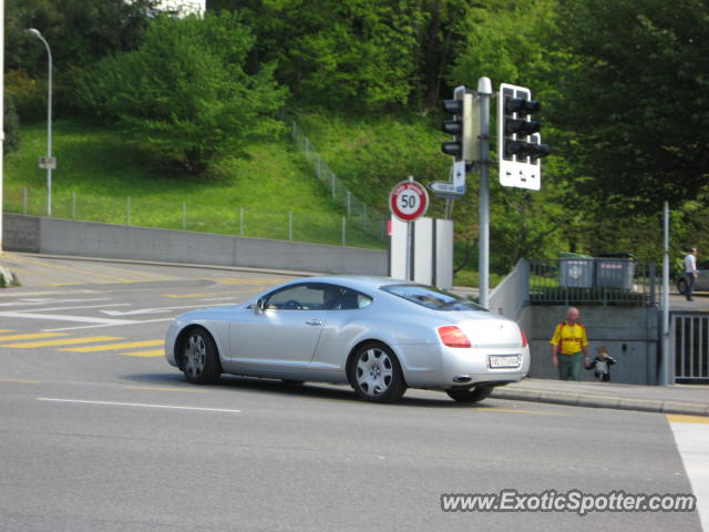 Bentley Continental spotted in Montreux, Switzerland