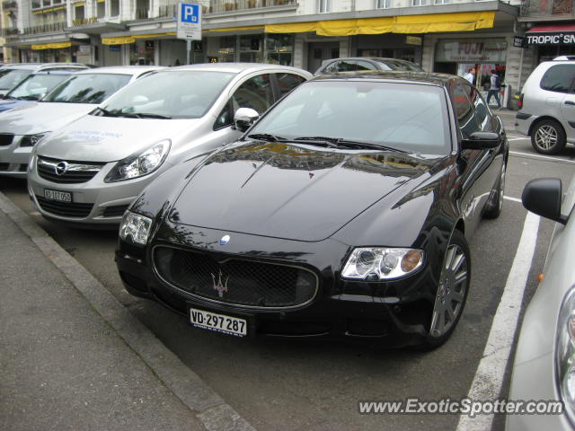 Maserati Quattroporte spotted in Montreux, Switzerland