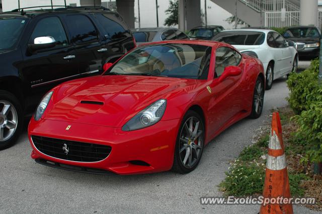 Ferrari California spotted in Ft. Lauderdale, Florida