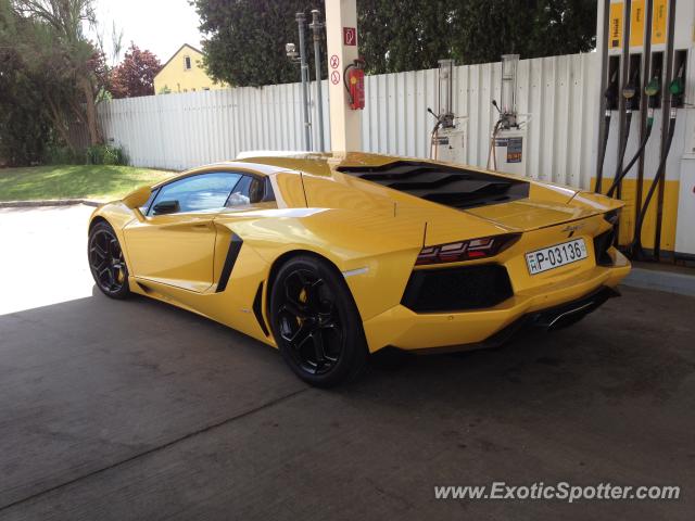 Lamborghini Aventador spotted in Wien, Austria