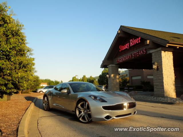 Fisker Karma spotted in Deer Park, Illinois