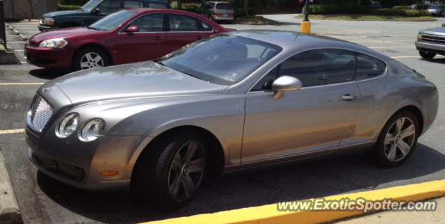 Bentley Continental spotted in Dunwoody, Georgia