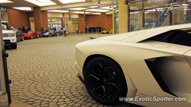 Lamborghini Aventador spotted in Dubai, United Arab Emirates