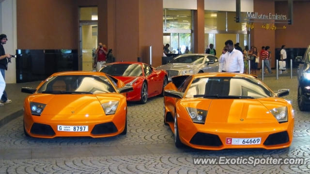 Lamborghini Murcielago spotted in Dubai, United Arab Emirates