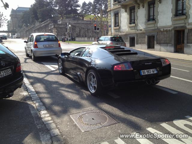 Lamborghini Murcielago spotted in Geneva, Switzerland