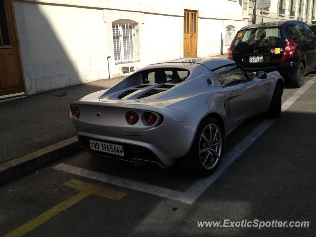 Lotus Elise spotted in Geneva, Switzerland