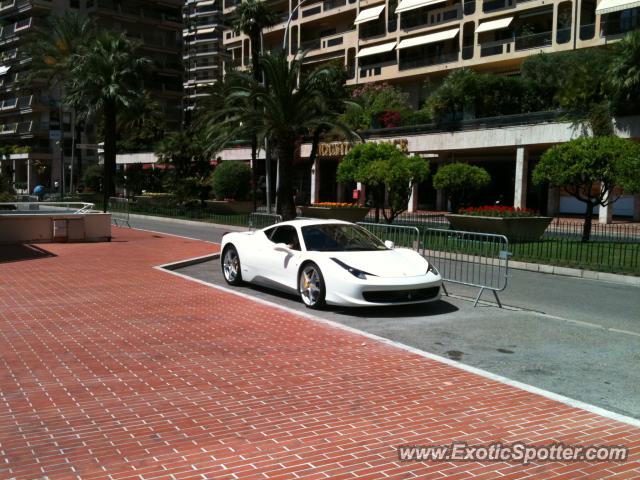 Ferrari 458 Italia spotted in Monaco, Monaco