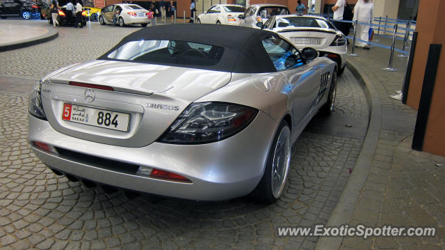 Mercedes SLR spotted in Dubai, United Arab Emirates