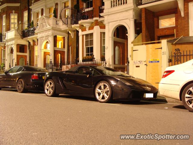 Lamborghini Gallardo spotted in London, United Kingdom