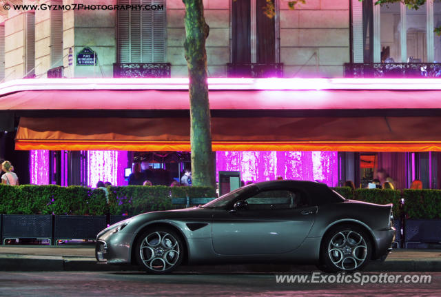 Alfa Romeo 8C spotted in Paris, France