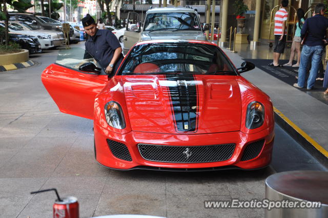 Ferrari 599GTB spotted in Bukit Bintang KL, Malaysia