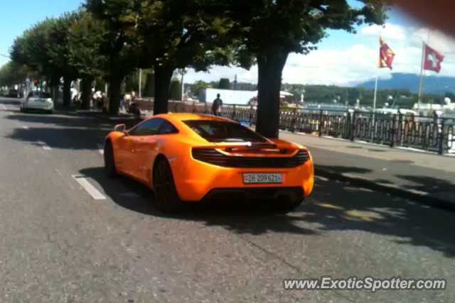 Mclaren MP4-12C spotted in Geneva, Switzerland