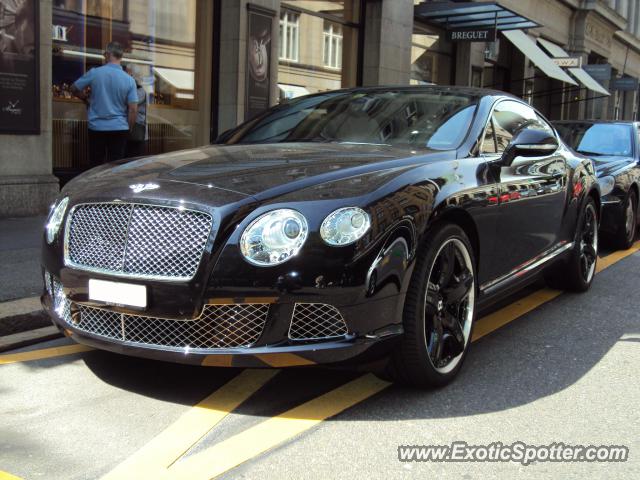 Bentley Continental spotted in Zurich, Switzerland