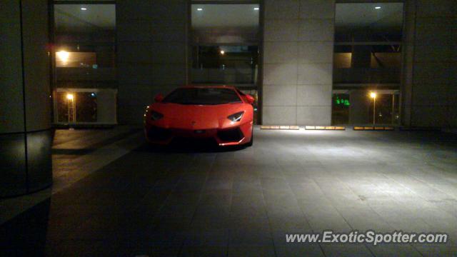 Lamborghini Aventador spotted in Kuala Lumpur, Malaysia