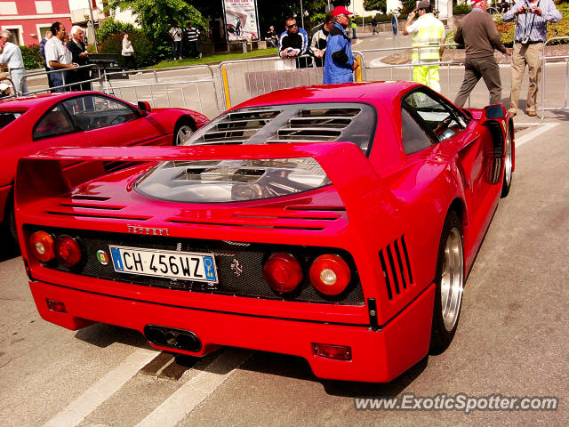 Ferrari F40 spotted in Vittorio Veneto, Italy